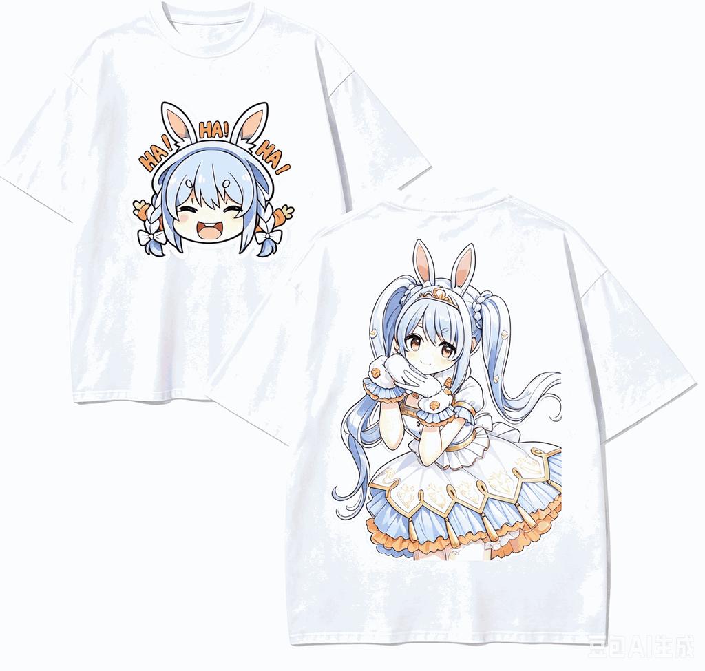 Usada Pekora Anime Lover TShirt Harajuku Cotton NewModel High Street Retro Fashion Oversized Unisex Classic High Quality Soft