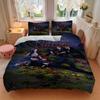 Custom Name Vampire Diaries Bedding 3 Piece Set HD Print Duvet Cover Pillowcases for Teens Adult Bedroom Decoration Christmas Gift