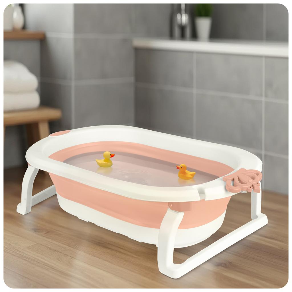 Foldable Bathtub For Babies & Infants With Insert, Ricokids &