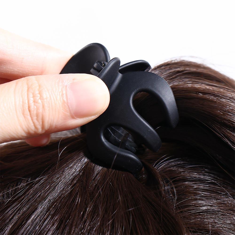 Girl Headwear Black Girls Hairpin Small Hair Claw Korean Style Hair Clip High Ponytail Fixed Clip