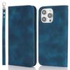 For iPhone 14 Pro Max Stand Case Magnetic Closure Skin Touch Leather Flip Phone Cover with Wallet