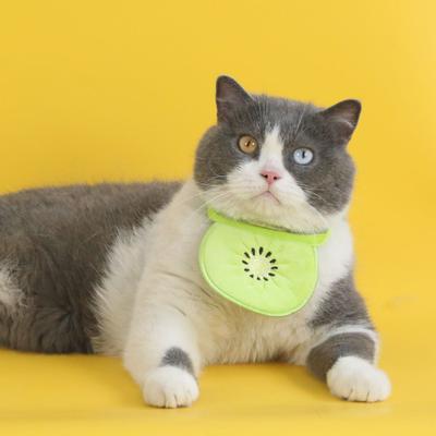 Cartoon Fruit Pet Bandana Watermelon Orange Kiwi Pet Neckerchief Scarf Adjustable Pet Bib Accessories for Dogs And Cats