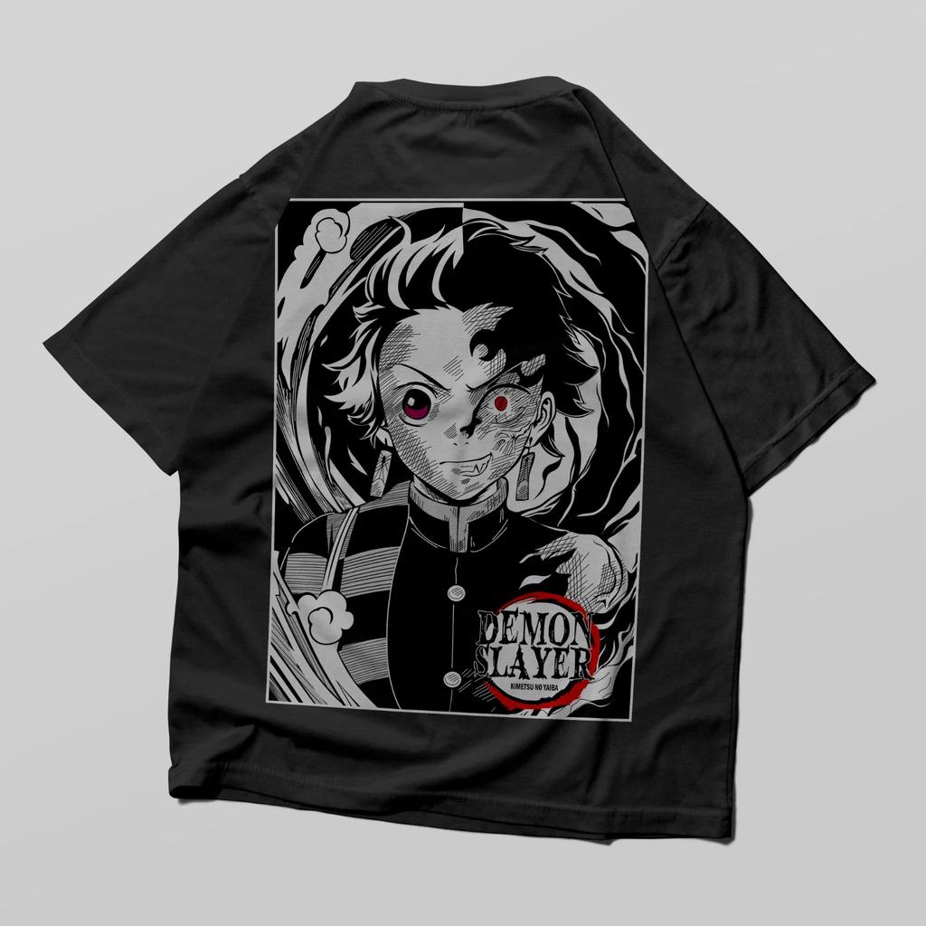 Anime Demon Slayer Character Graphic TShirt 100Cotton Oversized unisex Shirt Unisex Short Sleeve ONeck Women Y2k Selling Popular