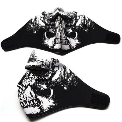 Staubdichte Fahrrad-Gesichtsmaske, Fahrrad-Outdoor-Trainingsmaske, Gesichtsschutz, CS-Camouflage-Totenkopfmaske, Punk-Taktik, Halloween-Maske
