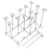 Skewer Stand 8QT Grill Vertical Skewer Holder for Ninja DZ201 Foodi Kitchen Fryer Accessories