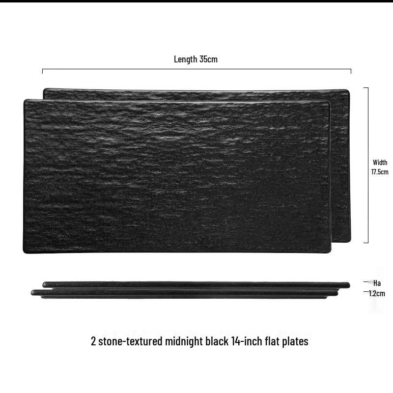 Nordic Ceramic Rectangular Serving Plate