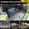 Trunk Cargo Net For -2025 Jeep Wrangler JL 4XE 4 Door Trunk Organizer Net Anti-Slip Rear Mesh Cargo Netting For 19-25 Wrangler JL JLU 4XE SUV