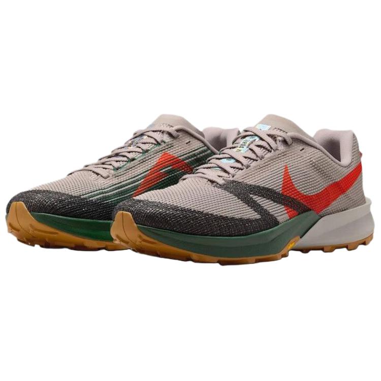 Nike Heren Terra Kiger 10 College Grijs Spar Woestijn Oker Fel Karmozijnrood FV3929-003
