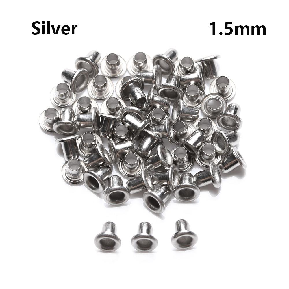 50pcs 1.5/2.0/2.5MM Shoes Clothes Sewing Accessory Diy Dolls Buckles Doll Bags Accessories Belt Buckle Metal Eyelet Buttons