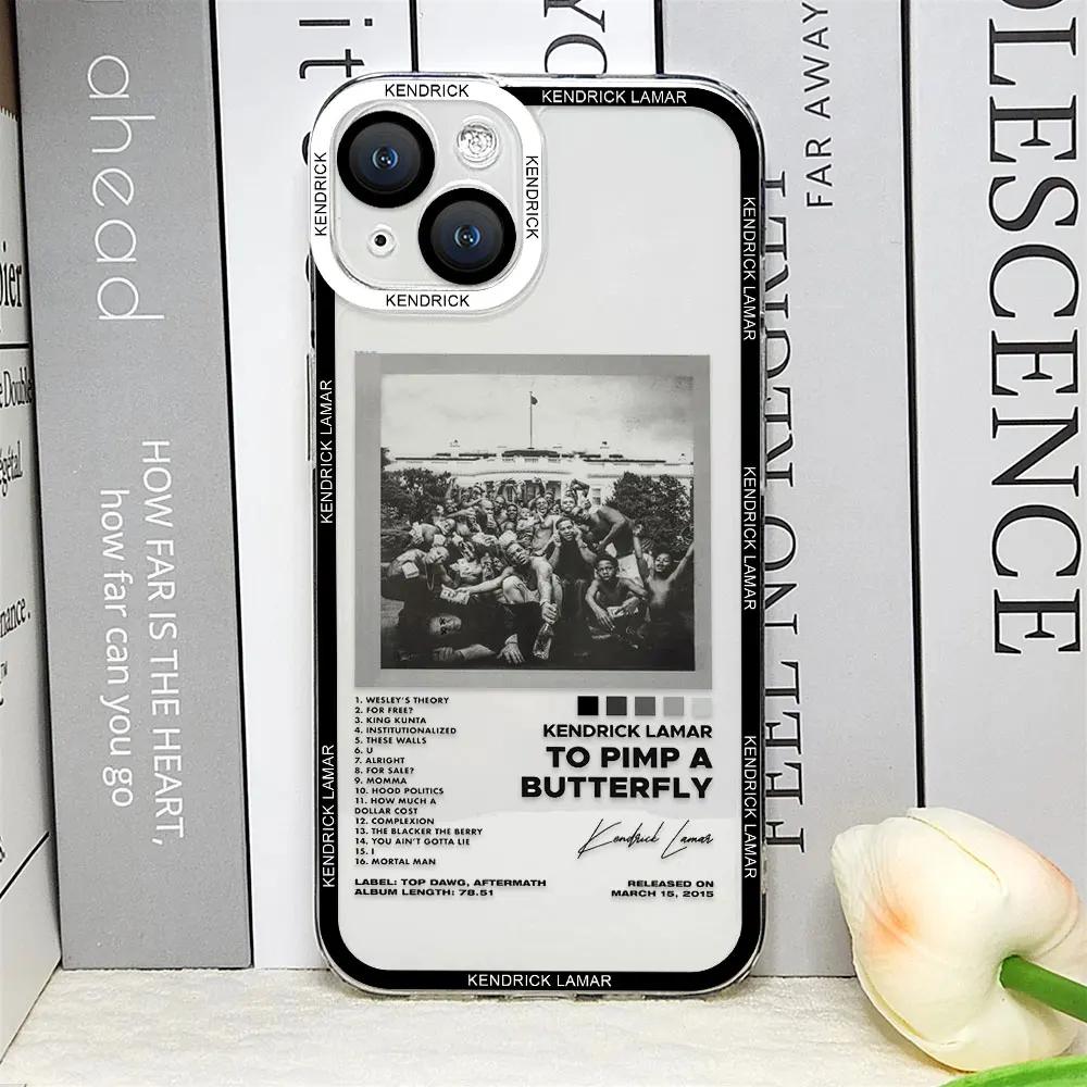 

Минималистичный постер Кендрика Ламара Чехол для телефона для IPhone 16 15 14 13 12 11 Pro MAX Mini XS X SE2 8 7 Plus Чехол Прозрачный Fundas Coque For iPhone 14 ProMax