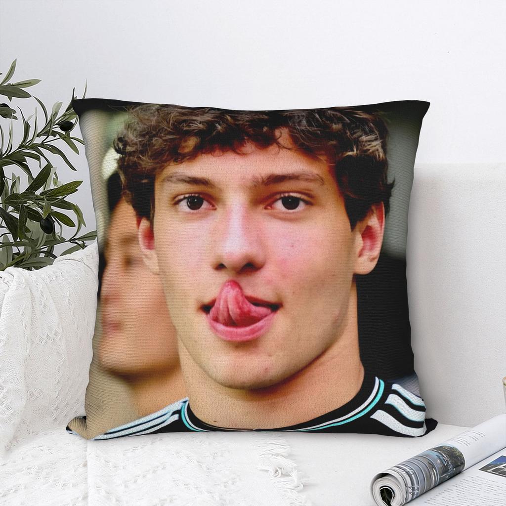 Andrea Kimi Antonelli Driver Square Pillow Cases Cushion Cover Creative Zipper Decorative Pillowcase for Car xcm