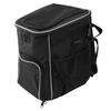 Dog Bike Basket Waterproof Breathable Removable Dog Carrier Backpack for Outdoor Travel Black
