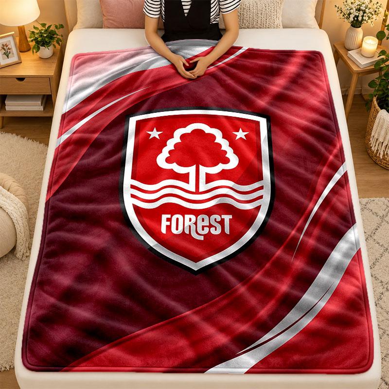 Flaneldecke Nottingham Forest Warme Weiche Überwurfdecke für den Innenbereich Sofa Bett Wohnzimmer