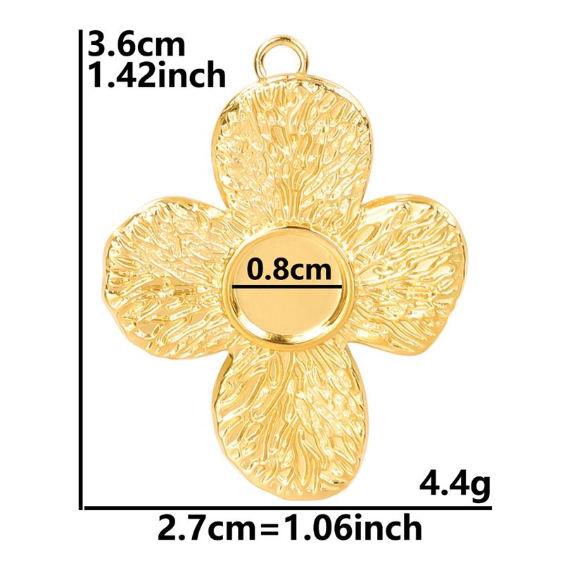 6pcs/Lot Evil Eye Heart Star Cross Vintage Pendant With Drilling Holes Stainless Steel Charms For Jewelry Making Bulk Blank Bail
