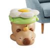 Dier Vormige Voetenbank Capybara Voetenbank Schoenen Wisselbank Zitkussen Schattige Bank Voetenbank Zit Dierlijke Voetenbanken