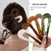 Elegant U-Shaped Hair Stick: Modern Chinese Bun Pin for Everyday Style