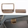 Co-pilot Storage Box Glove Handle Trim For Chevy Colorado Canyon 2014+Wood Grain