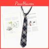 Kids Tie With Striped Badge Pattern For School Uniforms And Casual Wear