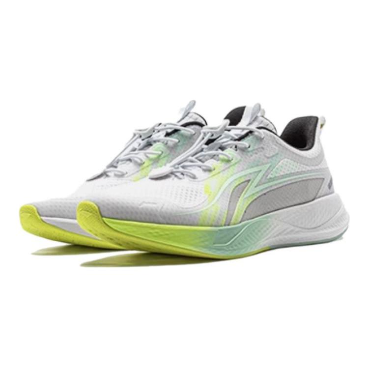 Li Ning Kids Lightweight Comfortable Durable Non-Slip Anti-Kick Basketball Shoes Kids sneakers White Green Yellow YKFU032-7