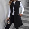 A New Autumn and Winter Fashion Suit Vest, Elegant and Stylish Sleeveless Jacket for Women
