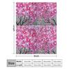 Pink Cherry Blossom Fantasy Throw Blanket Fluffy Cozy Throw Blanket For Home Decor