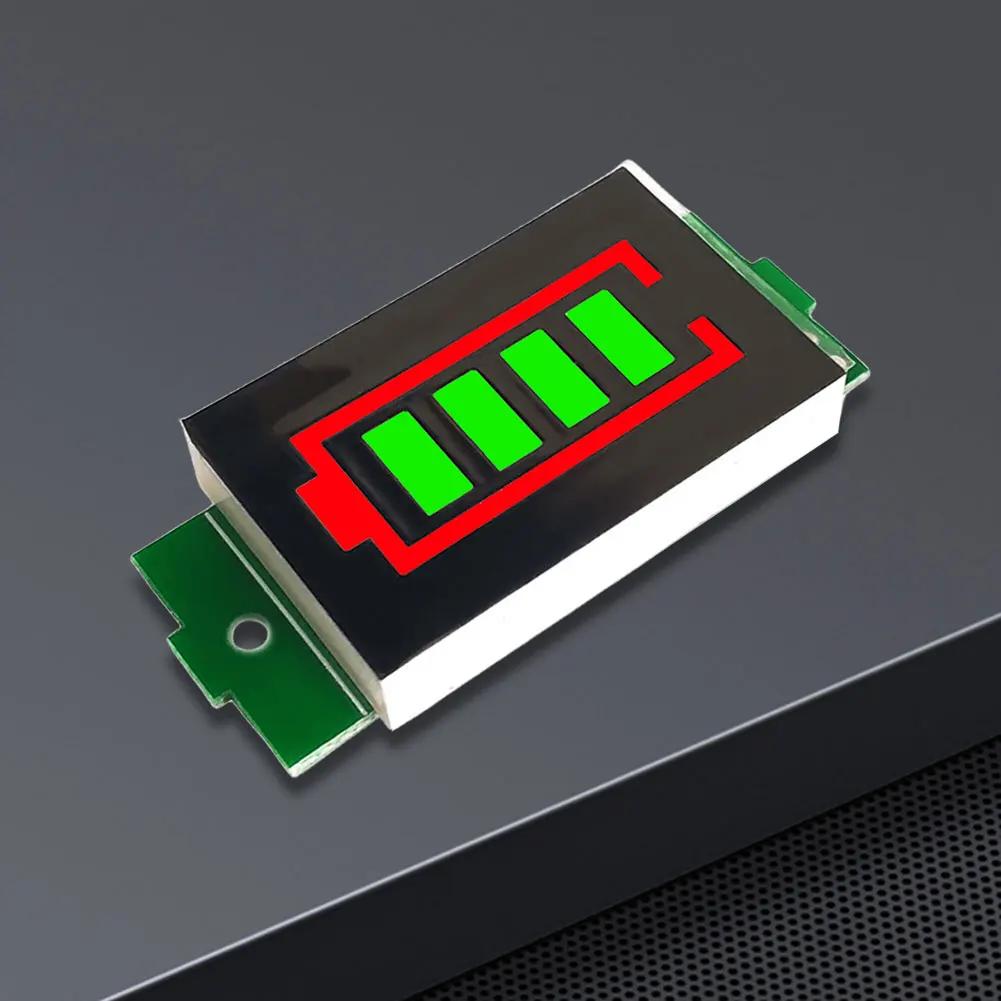 1/2/3/4/6/7/8S Lithium Batterie Kapazitätsanzeige Modul LED Anzeige Elektrofahrzeug Batterie Leistungstester 4 Abschnitte 3-34V 5mA