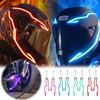 NEW Motorcycle Bike Waterproof LED Cold Light 4-in-1Helmet Strip EL Sticker Warning Lights Motorcycle Night Riding Accessories