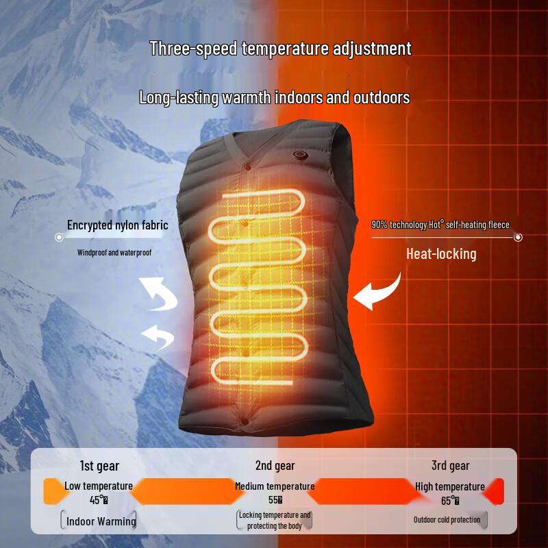 

Умный жилет с подогревом и массажем Keepfit