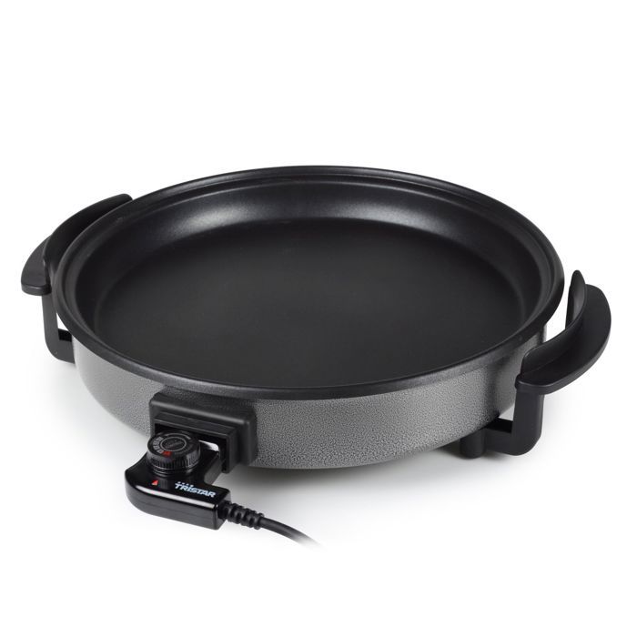 Sauteuse Multifonction Tristar PZ-2963 - 30 Cm - 1,75 L - Pour 4 Personnes - Thermostat Réglable - 1500 W