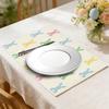 Easter Placemat 1812in, Bunny Pattern, Spring Holiday , Indoor Placemat, Home Decor.