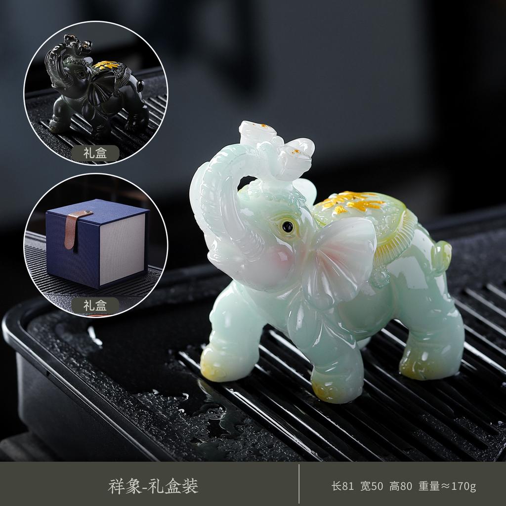 Change Color Creative Auspicious Signs Tea Pet Vintage Exquisite Miniatures Tea Figurine Play Toys Tea Statue Ornaments Supplies