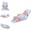 10-inch Lifelike Full Body Soft Vinyl Silicone Dolls For Girls Realistic Newborn Baby Companion