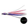 50Pcs Fishing Tackle Glow Baits Trolling Skirt Lures Fish Lures Fishing Lures Squid Skirts Artificial Baits