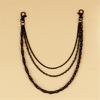 High Street Fashion Black Chain Versatile Black Chain for Men’s Fashion Enhancing Overall Look for Various Event