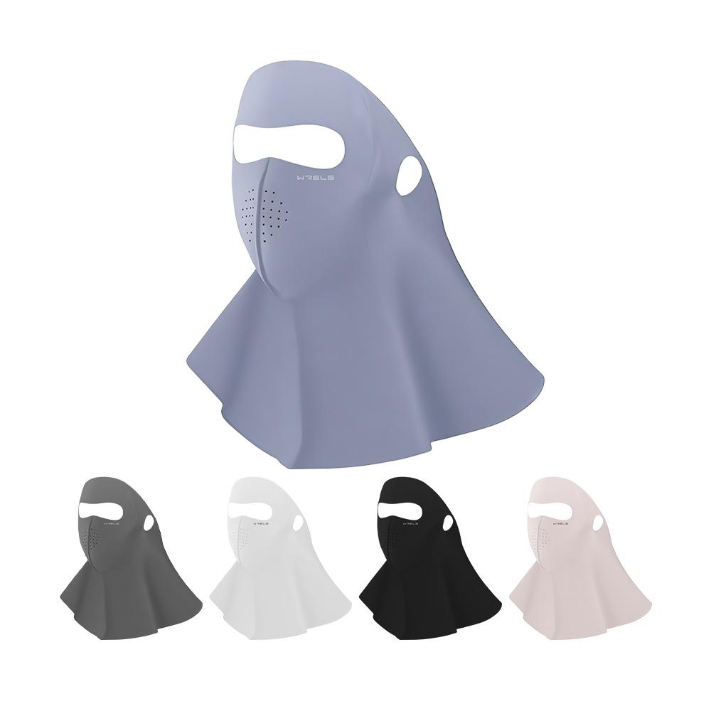 WRELS Unisex Anti-UV Face Mask Breathable Summer Cool Ice Silk Sun Protection Mask Outdoor Sports Cycling  Sunshade Face Mask