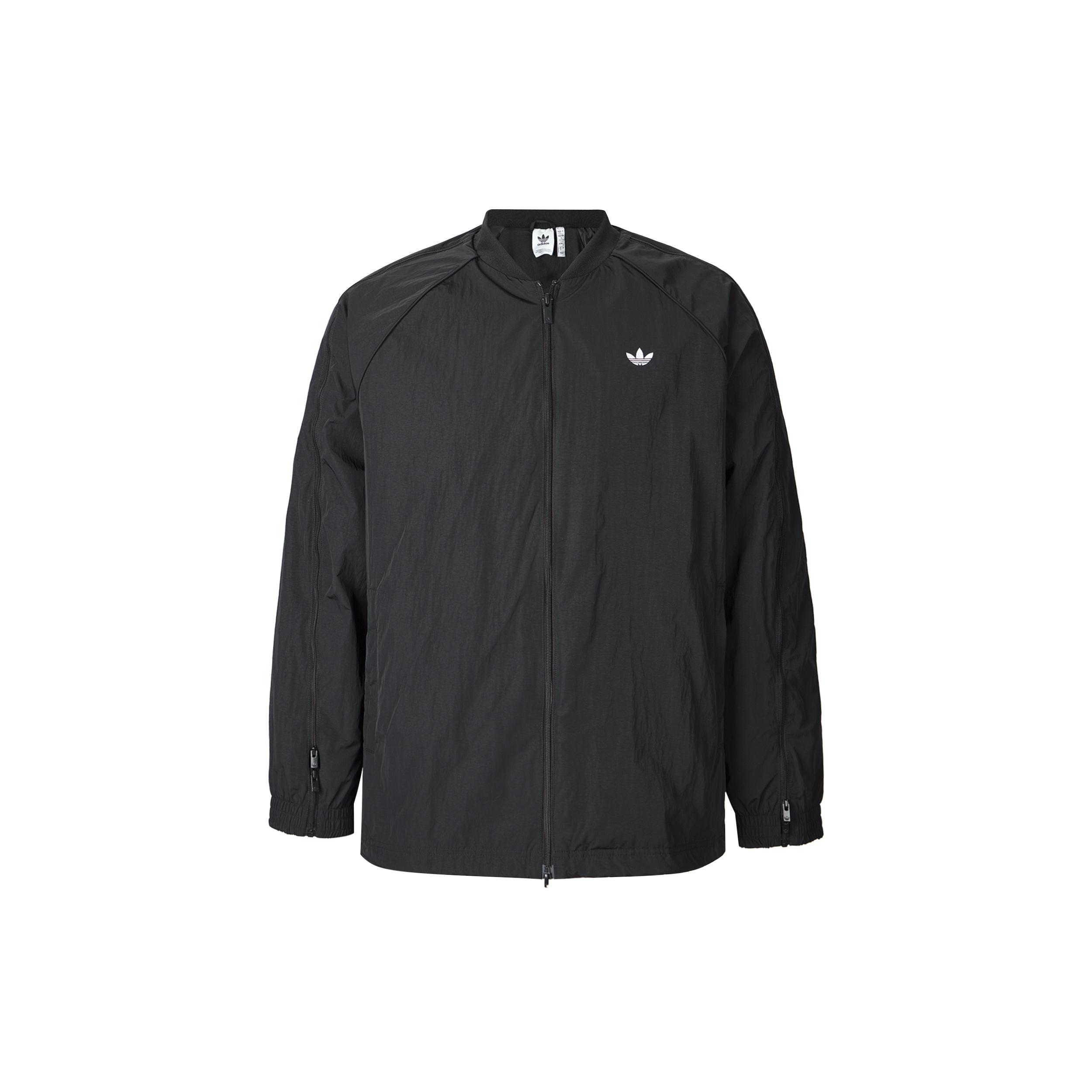 adidas Adilenium Season 3 Oversized SST Track Top Asia Sizing Black White Men s JX1618 M