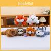Cartoon Cow Cute Duck Frog Fox Rabbit Crouching Plush Toy For Gift Children