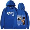 Rapper Milo J 111 Album Merch Hoodies Mannen Vrouwen Kleding Vintage Hip Hop Hooded Sweatshirt Casual Oversized Pullovers Fans Cadeau