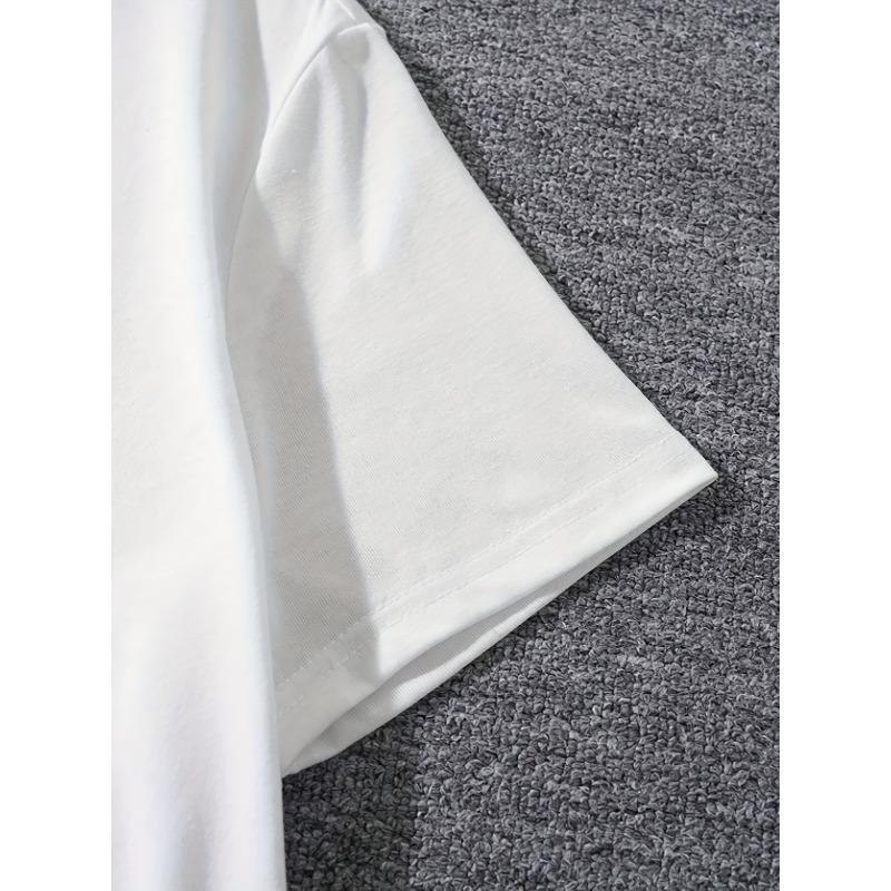 Herren Fußballstil Rundhals-T-Shirt, Einfaches und Modisches Design für Lässige Tägliche Kleidung oder Sportanlässe