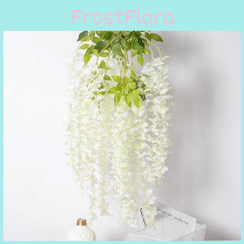 Wisteria Artificial Vine Flower String Violet Flowers For Decoration Event