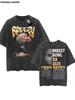 Chris Brown Tag Tshirt Breezy Bowl XX Tour  Oversized T shirt Washed Vintage  Cotton Hiphop Streetwear CB