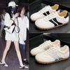 Little White Shoes Women's Spring and Summer New Round Head Versatile Retro Height-increasing Women's Casual Shoes