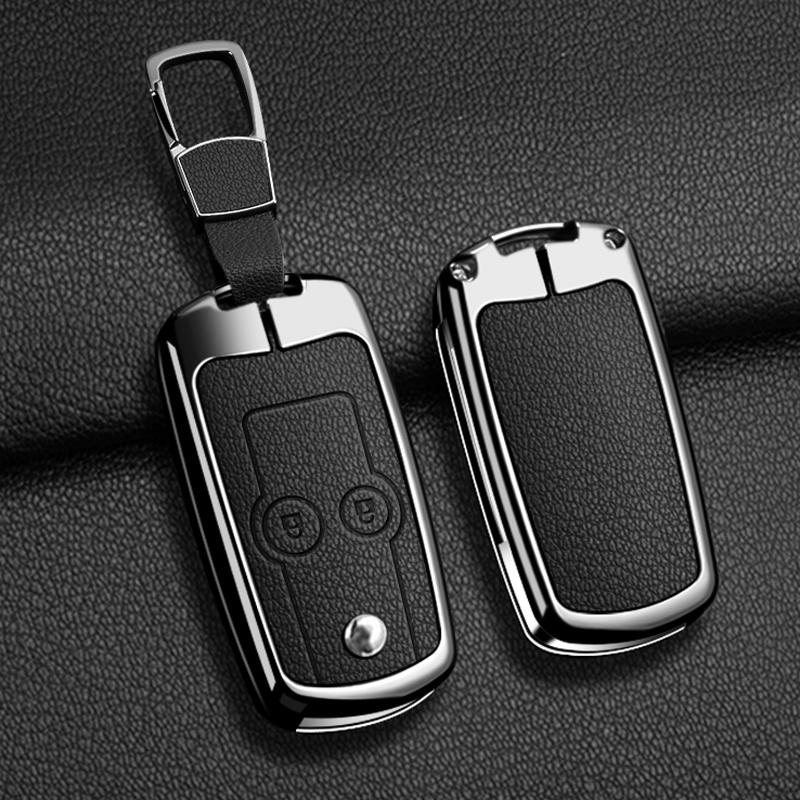 Car key case with lid, suitable for Honda Civic Fit Accord CRV HRV Jazz Odyssey for Acura TL TSX ZDX RSX CRZ keychain accessorie