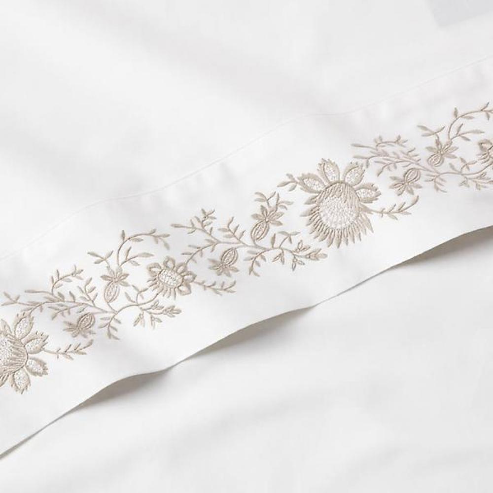 Ralph Lauren Elouise Embroidery Organic Cotton Sheet Hmrlbedhr222835040