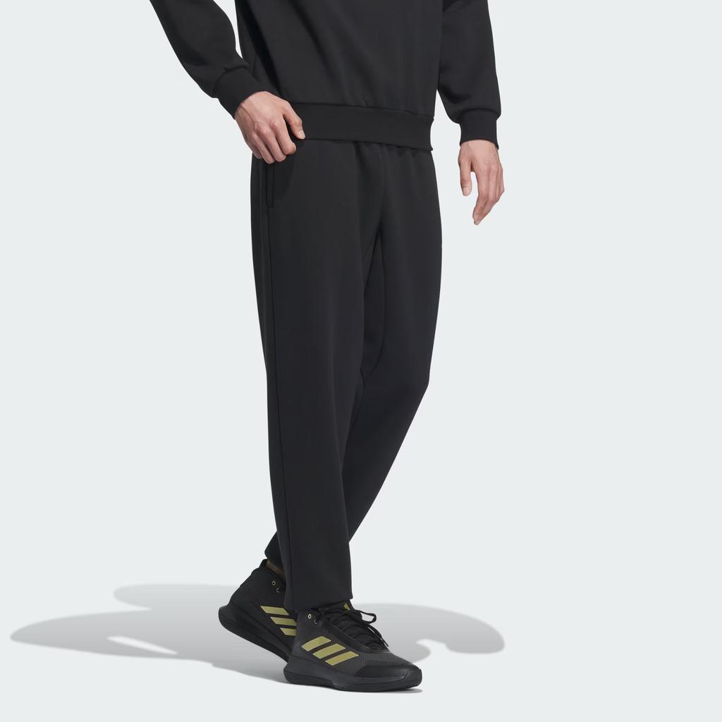 Adidas Pantalón de chándal Basketball Legends para hombre Negro IX4908