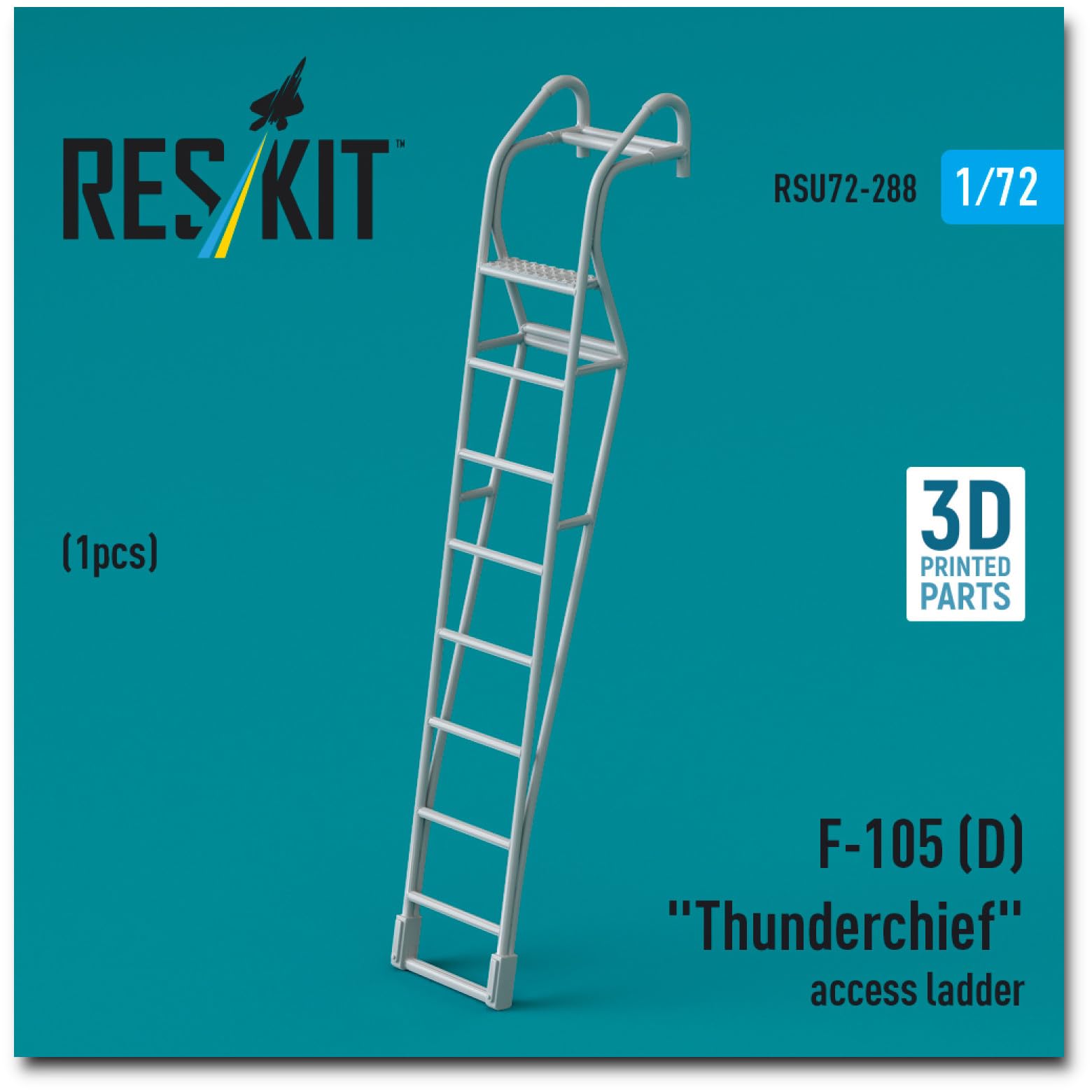 

Reskit Boarding Ladder 3D Printer Resin Kit 1/72 F-105D RSKU72-0288 (Airplane)
