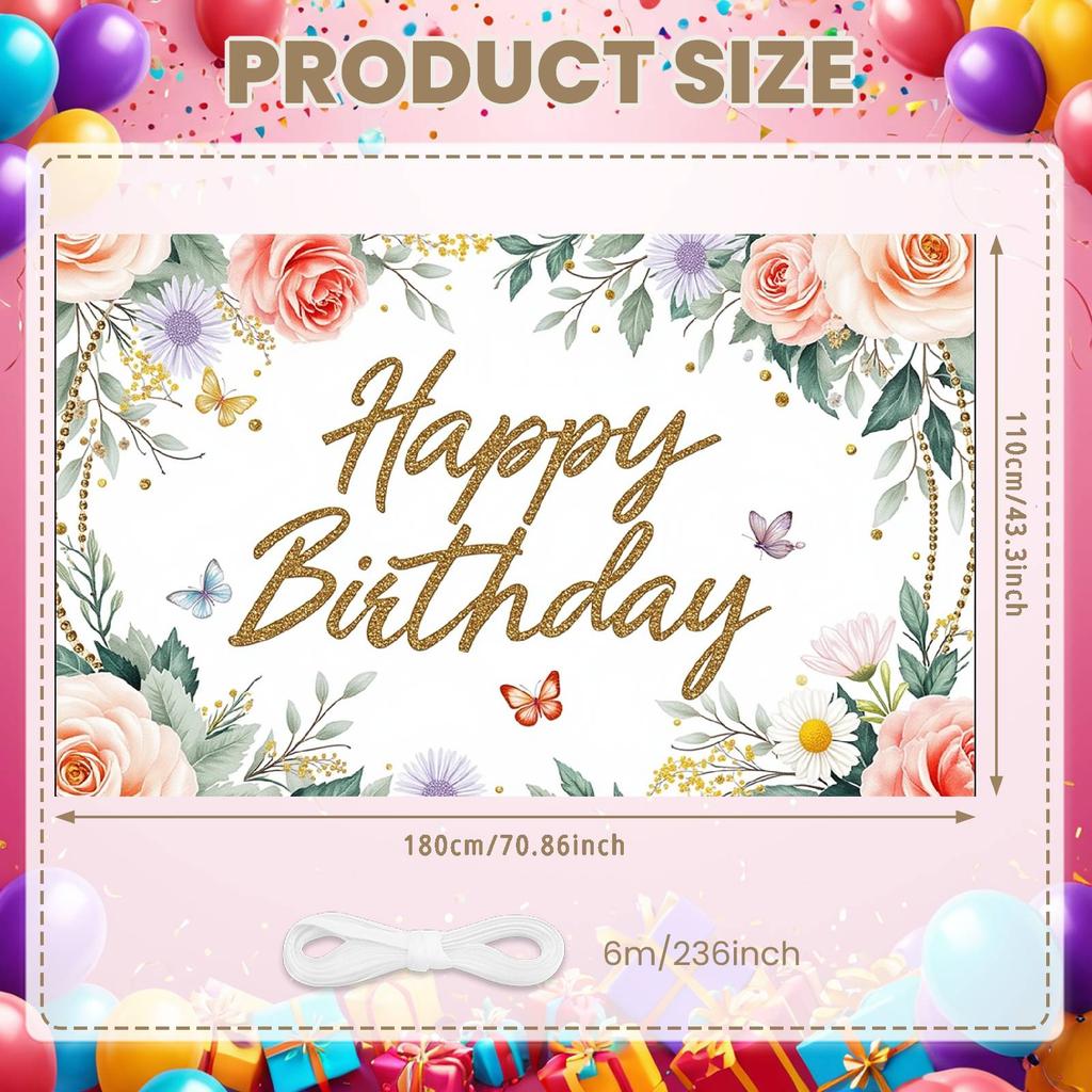 Party Background Floral Design Birthday Party Banner Banner Romantic Floral Background For Party Photography Adult Birthday
