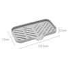 Silicone Sink Tray for Kitchen Organization - Non-Food Contact Soap Dish Holder with Drain Lip - Countertop Scrubber Drainer for Brushes