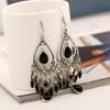 Style Water Bohemian Drop Earrings With Tassels And Rhinestone Details Women For