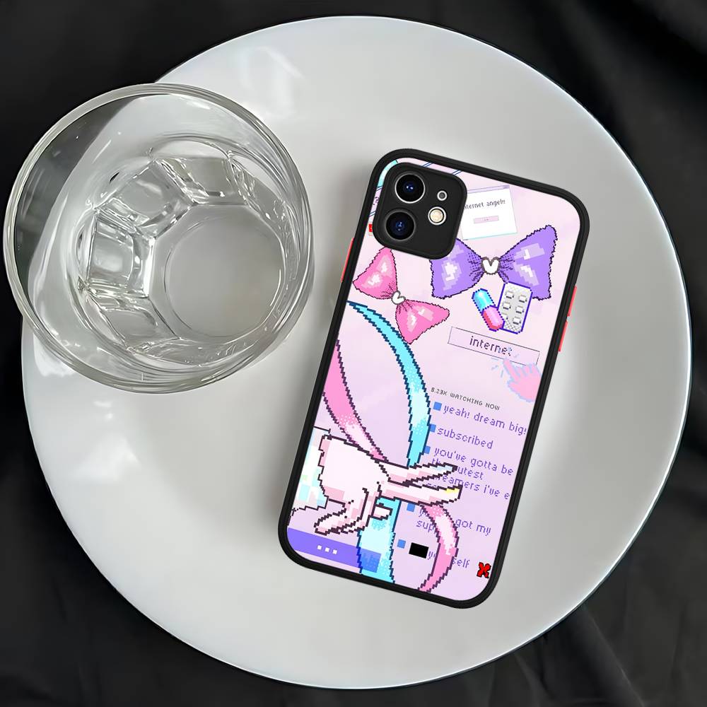 N-Needy Girl Overdose Game Matte Silicone Phone Cases For IPhone 16 13 15 12 11 Pro Max Plus For IPhone 14 15 Pro
